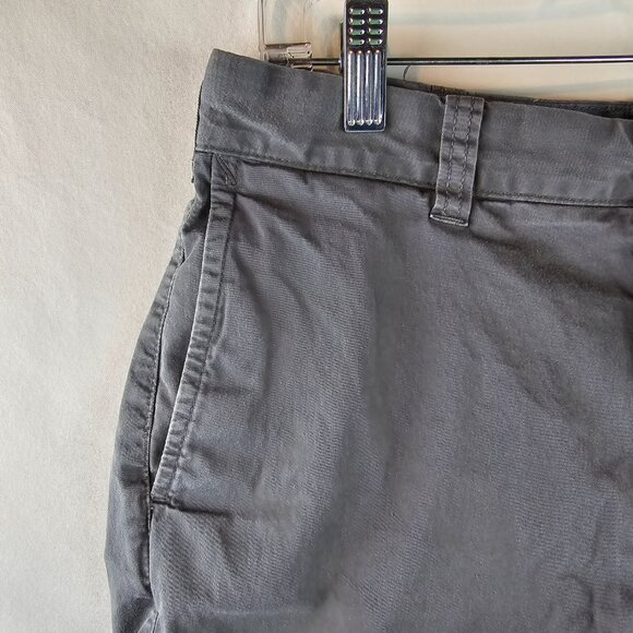J Crew Shorts Mens 30 Grey Chino Summer Preppy Stretch 9" Inseam Casual Classic - Picture 3 of 9
